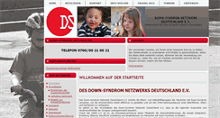 Desktop Screenshot of down-syndrom-netzwerk.de